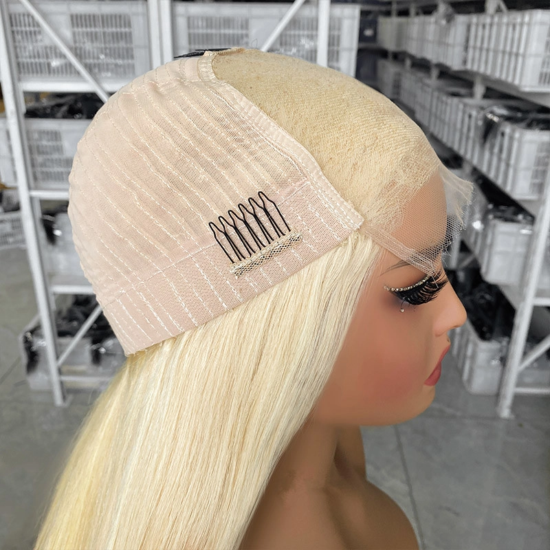 28inch 5x5 HD Lace Closure Wig Blonde Color As Pic Straight Hair
